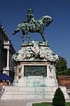 Statue Prinz Eugen von Savoyen auf dem Hof des Knigspalastes