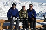 TheTwinS74 mit Ihrer Ski-Lehrerin auf einem Gletscher in Sölden